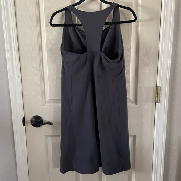 Toad & Co Tech Tomboy Racerback Gray Dress, Sz Medium - Picture 11 of 14